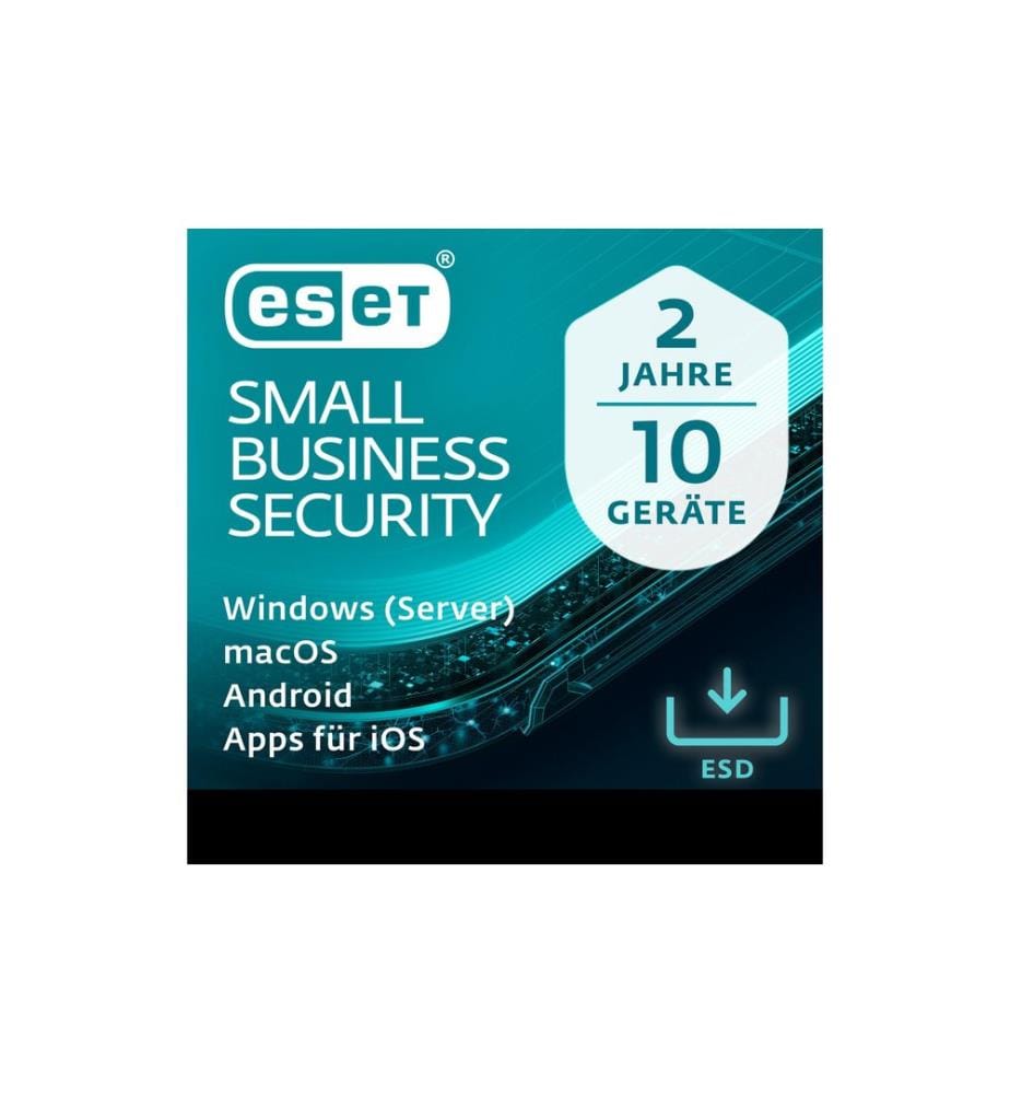 ESET - Small Business Security ESD, Version complète, 10 utilisateurs, 2 ans, ML