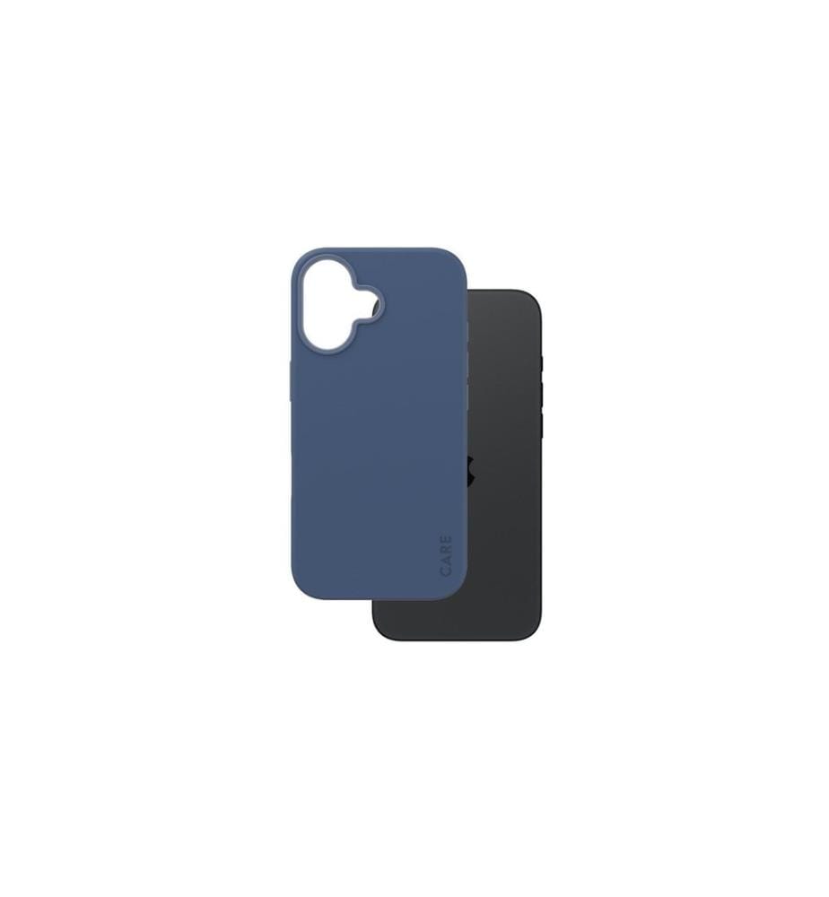 CARE - Coque arrière Fashion iPhone 16 Bleu