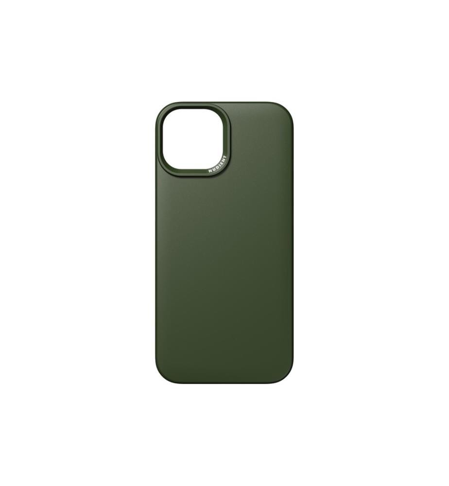 Nudient - Coque arrière Thin Case Magsafe iPhone 15 Plus Pine Green