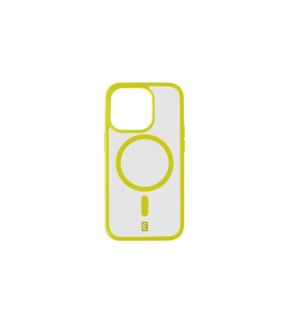 Cellular Line - Coque arrière Gloss Case iPhone 15 Pro Lime-Green