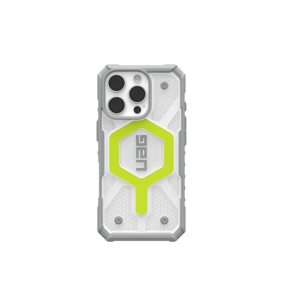 UAG - Coque arrière Pathfinder Clear iPhone 16 Pro Active Neon