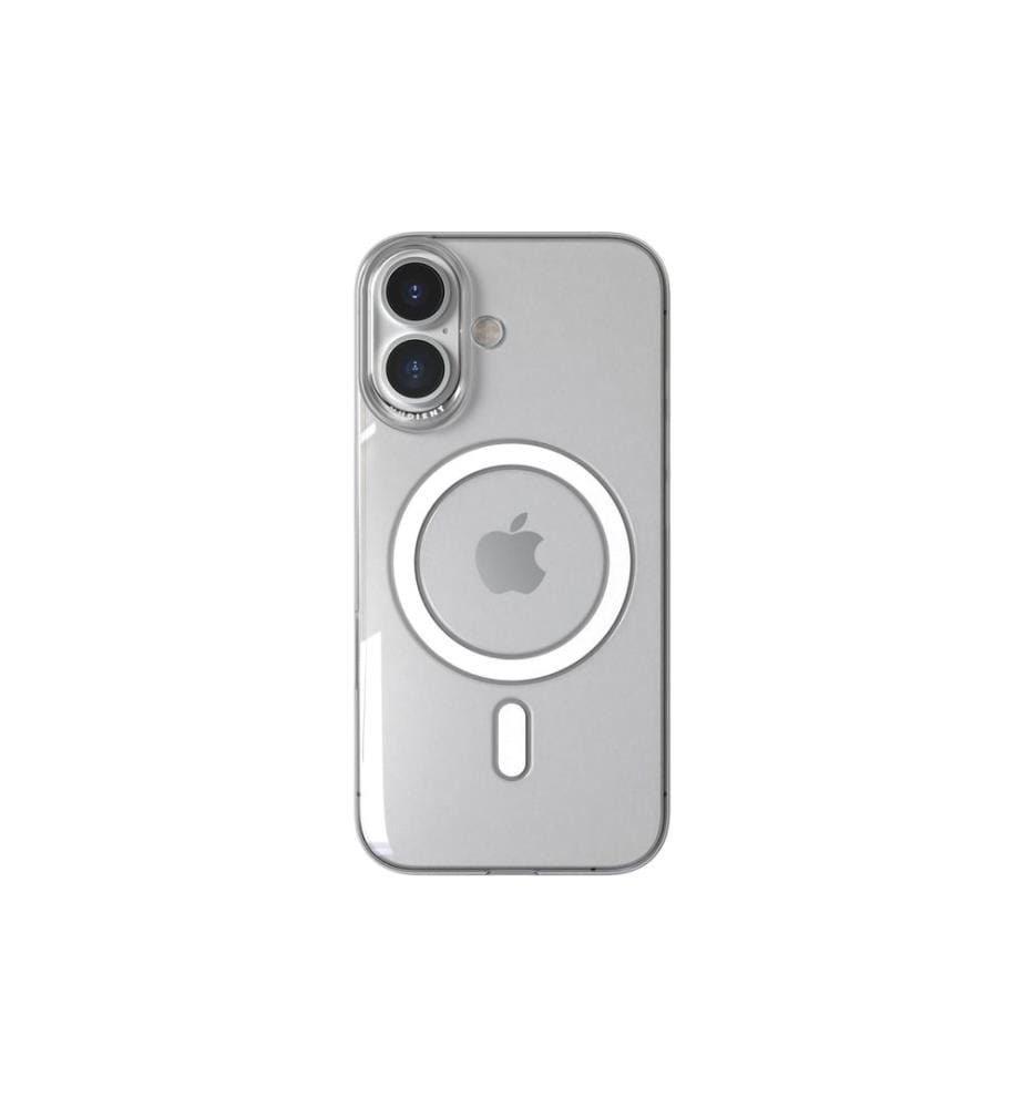 Nudient - Coque arrière Boîtier mince Magsafe iPhone 16 Transparent