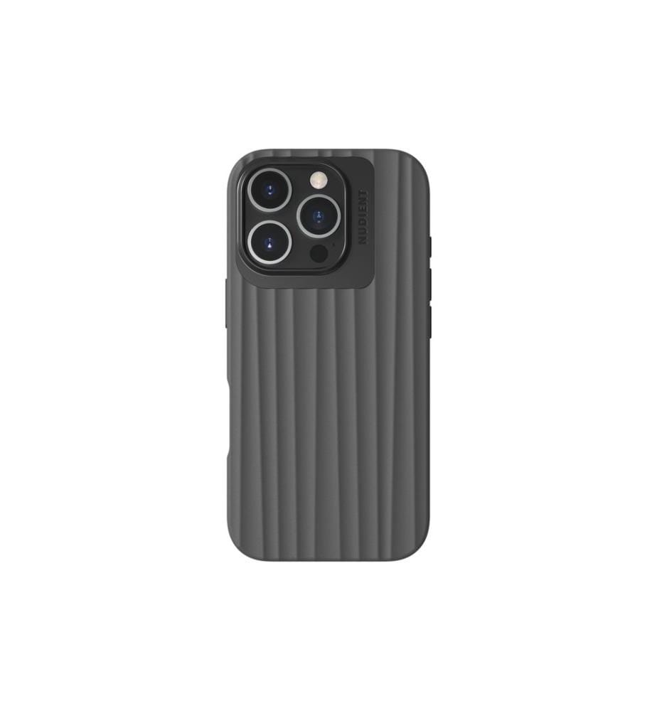 Nudient - Coque arrière Bold MagSafe iPhone 16 Pro Storm Black