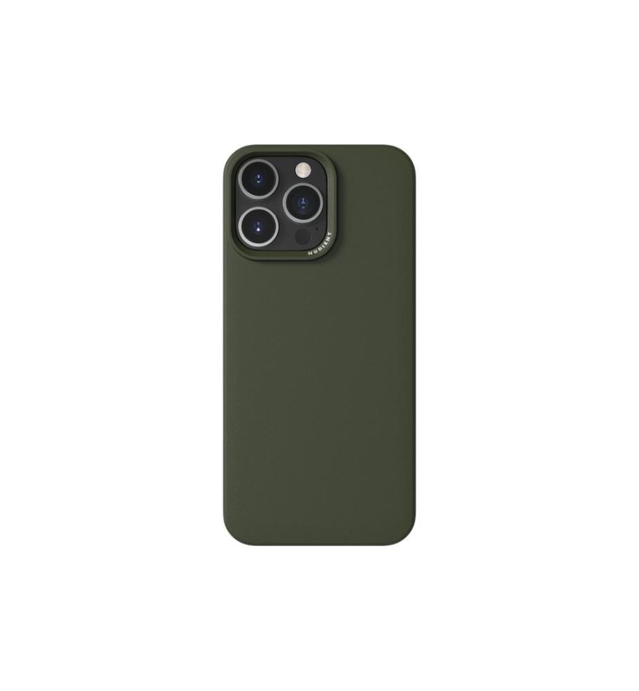 Nudient - Coque arrière Boîtier mince Magsafe iPhone 16 Pro Max Vert pine
