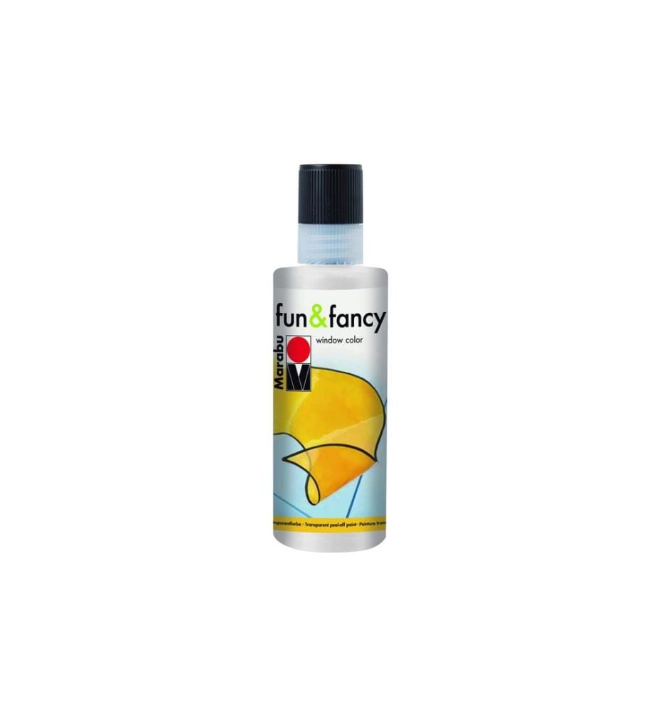 MARABU - Peinture pour fenêtre Fun & Fancy Window Color 80 ml, Blanc