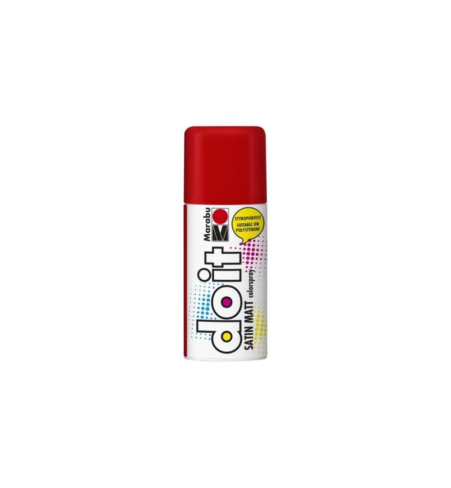 MARABU - Peinture aérosol do it Satin 150 ml, Rouge