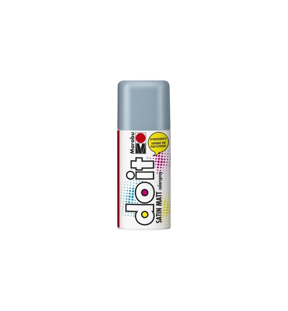 MARABU - Peinture aérosol do it Satin 150 ml, Gris bleu