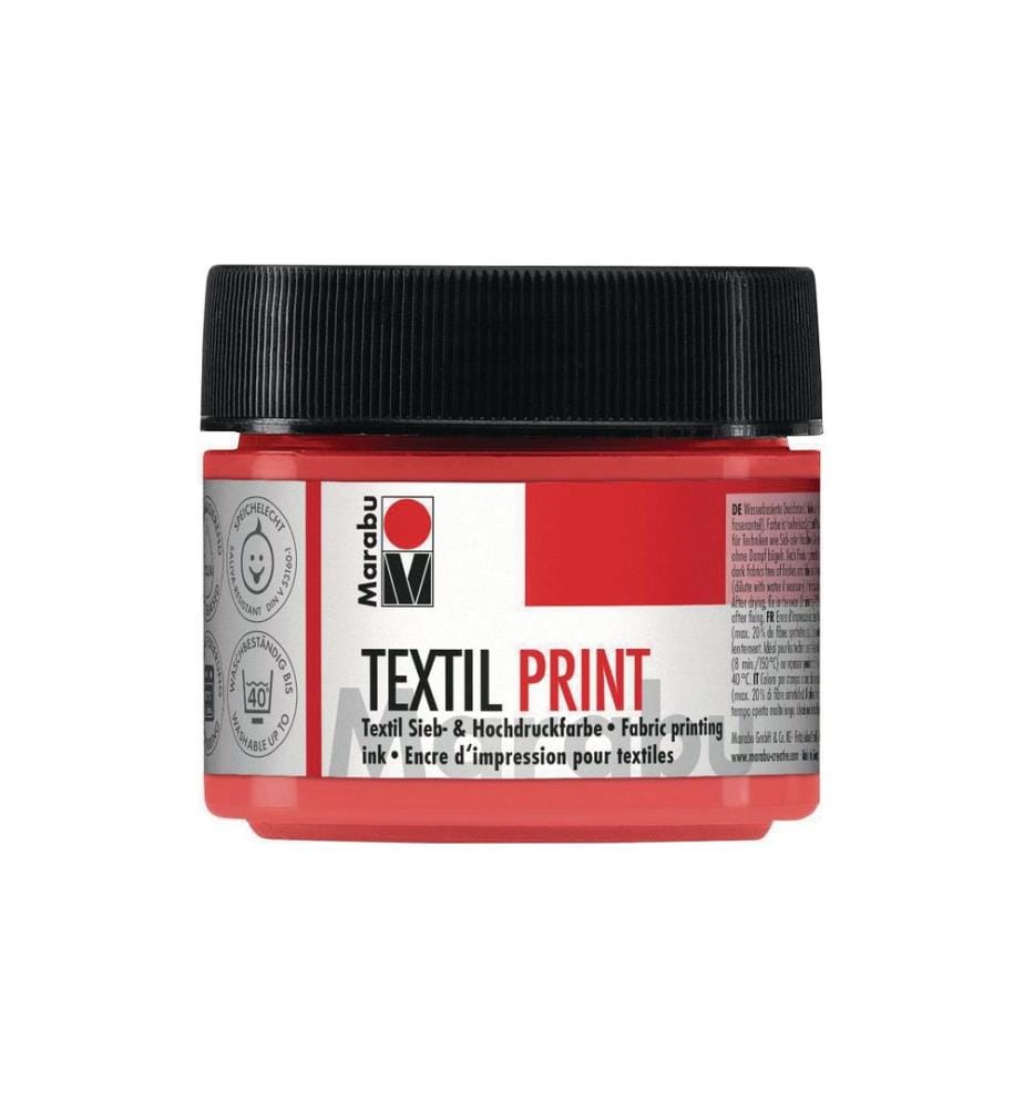 MARABU - Peinture pour textile Texil Print 100 ml Rouge