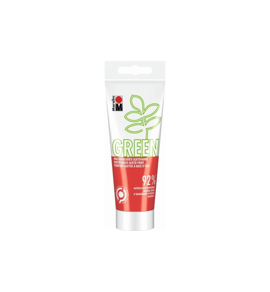 MARABU - Peinture pour bricolage Peinture alkyde Green Rouge clair, 100 ml