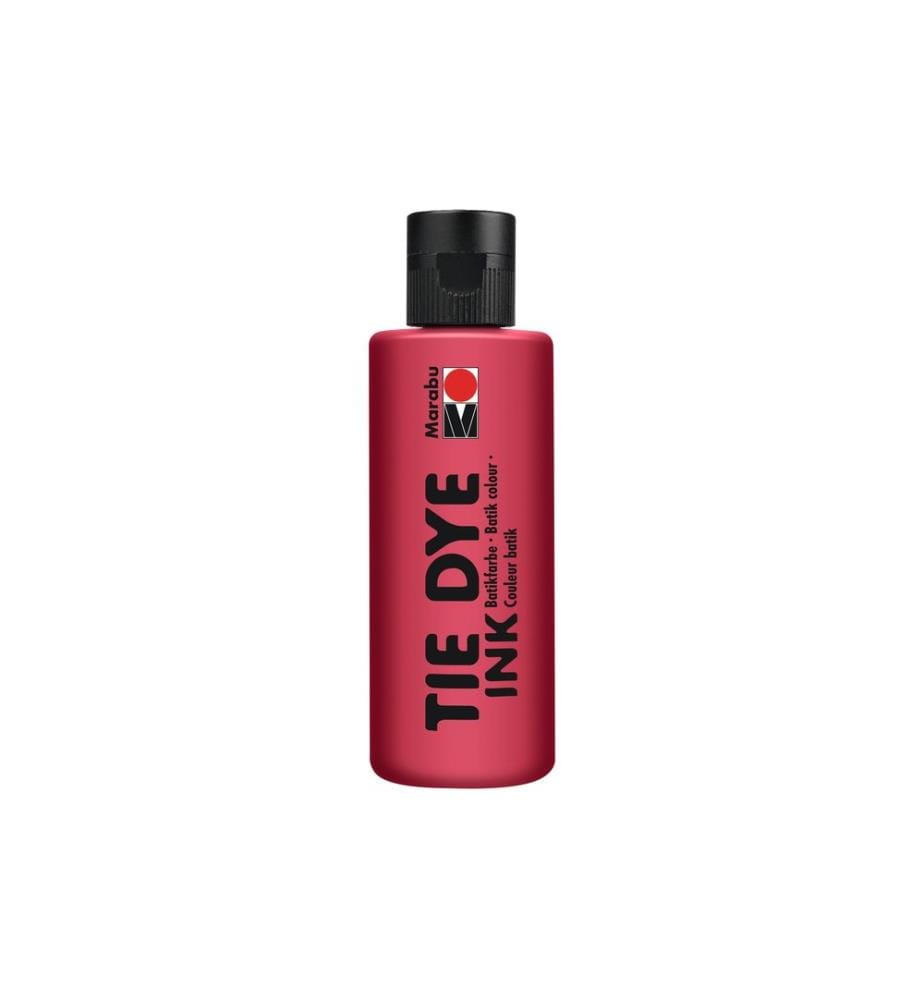 MARABU - Peinture pour textile Tie Dye Ink, 80 ml, 031 Rouge cerise