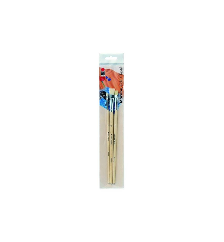 MARABU - Brosse à poils Enfants Textile 3 Pièce/s