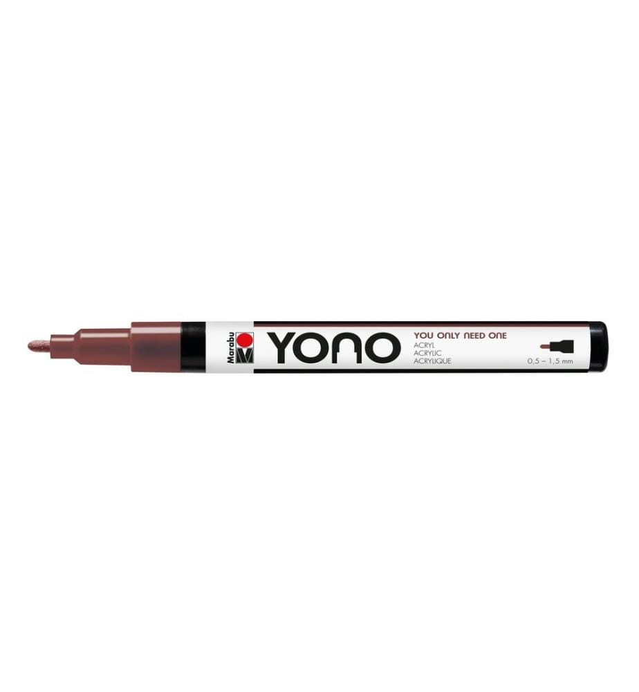 MARABU - Marqueur acrylique YONO 0.5 - 1.5 mm Brun