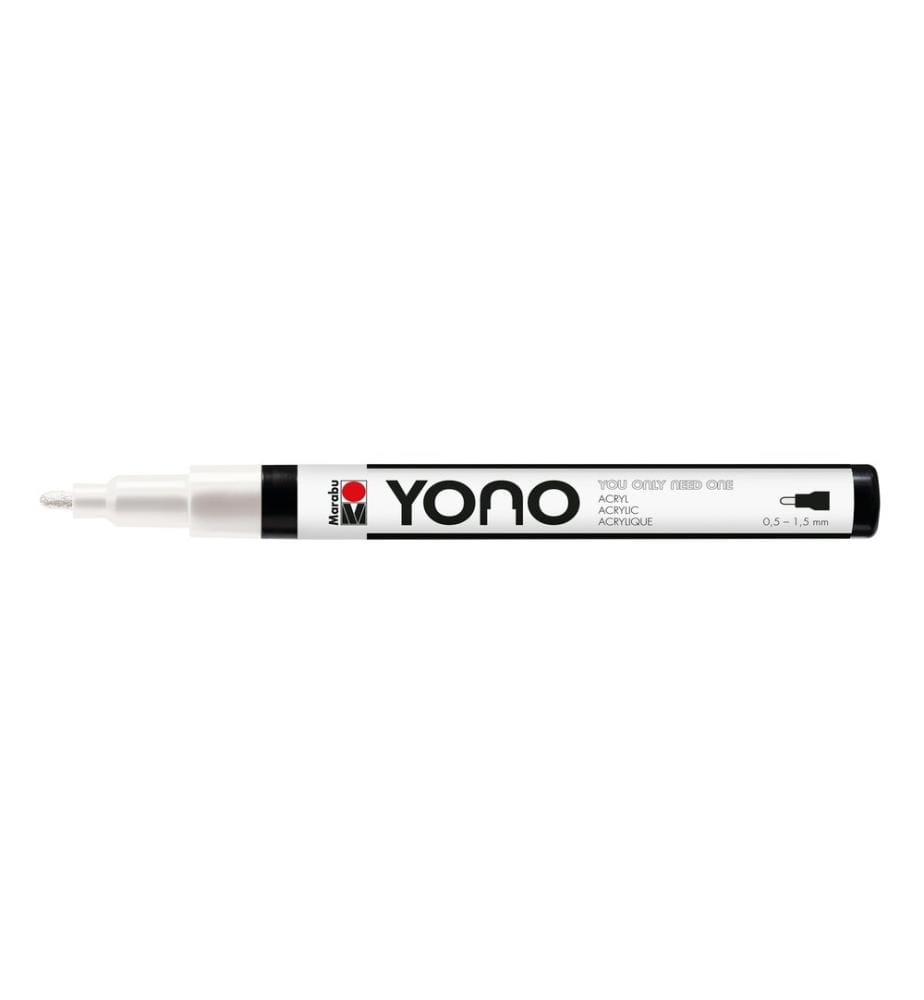 MARABU - Marqueur acrylique YONO 0.5 - 1.5 mm Blanc