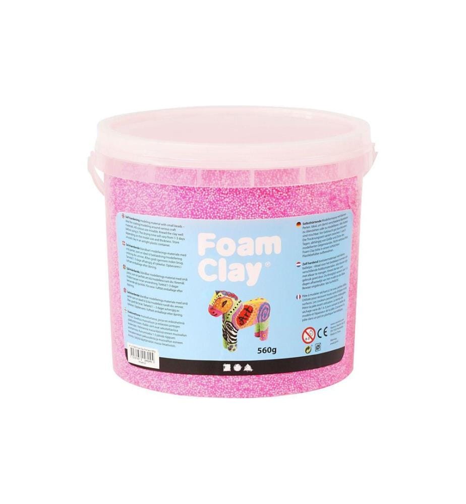 CREATIV COMPANY - Matière à modeler Foam Clay Néon rose 560g