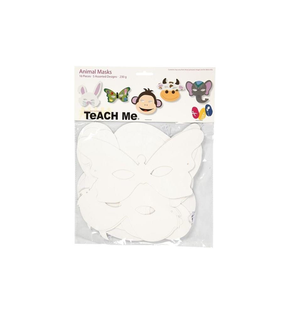 CREATIV COMPANY - Accessoires de fête Masques d'animaux 16 pièces