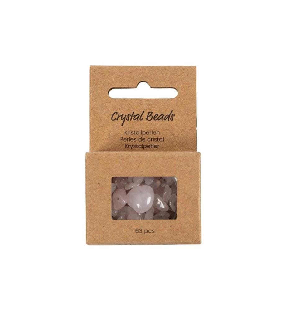 CREATIV COMPANY - Kits de perles Perles de cristal Rose, 7-12 mm