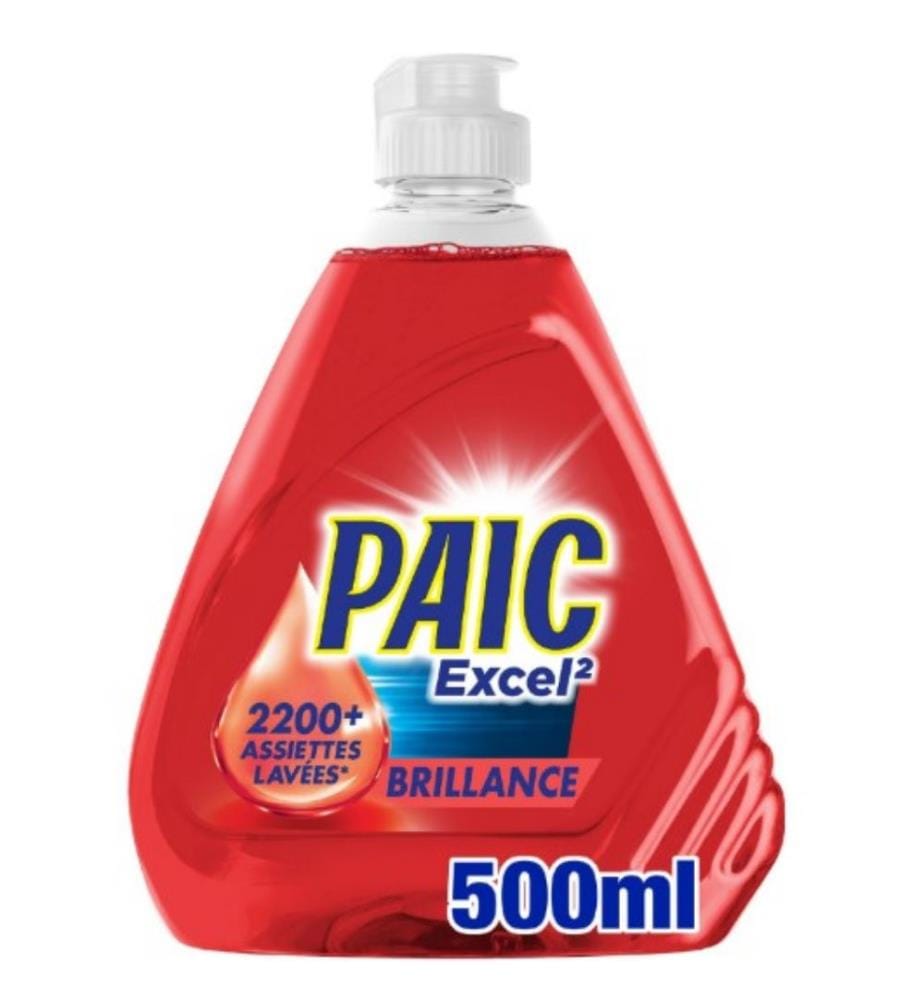 Lot de 12 Liquides Vaisselle 500Ml Brillance - Rouge