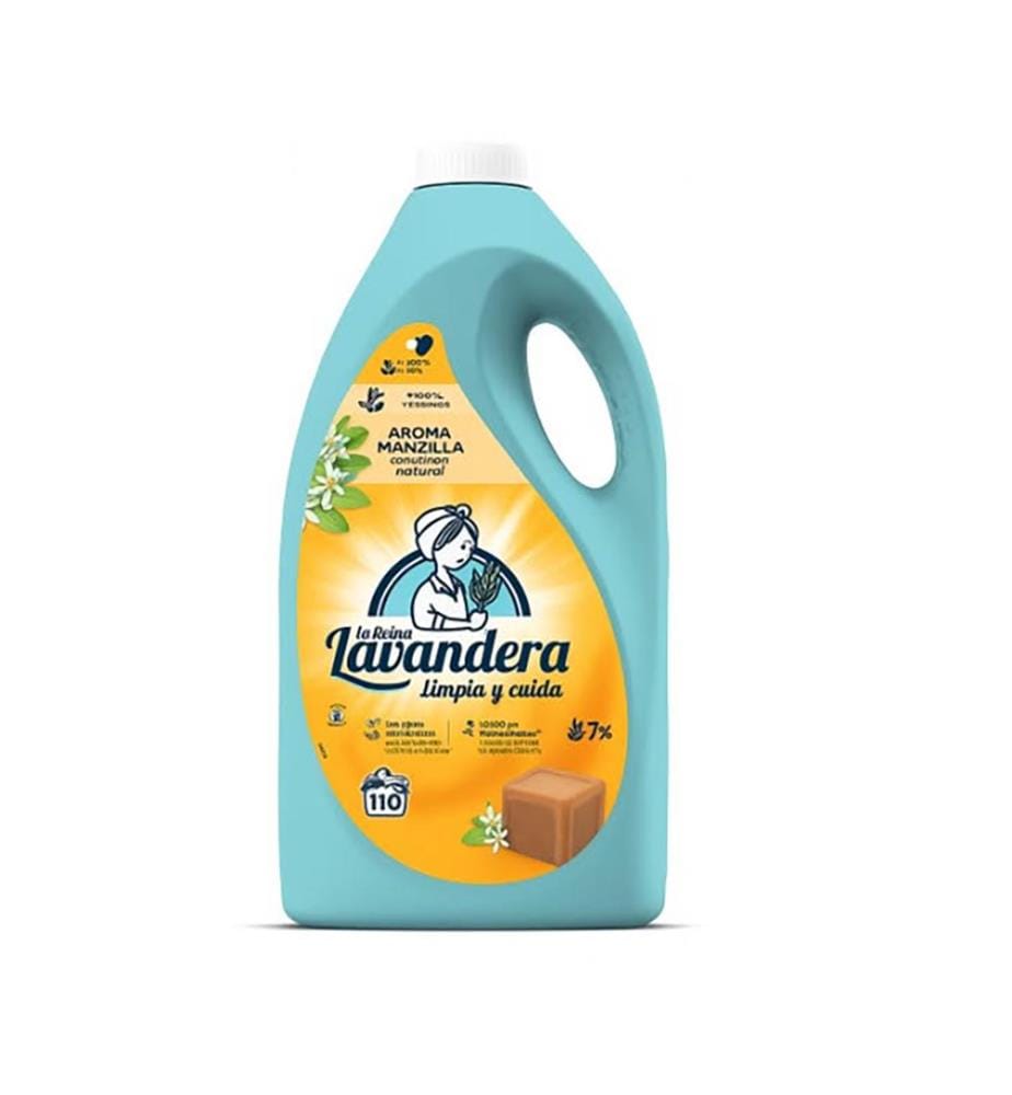 Lot de 2 Lavandera Lessive Liquide 4.84L Marseille 110 Lavages