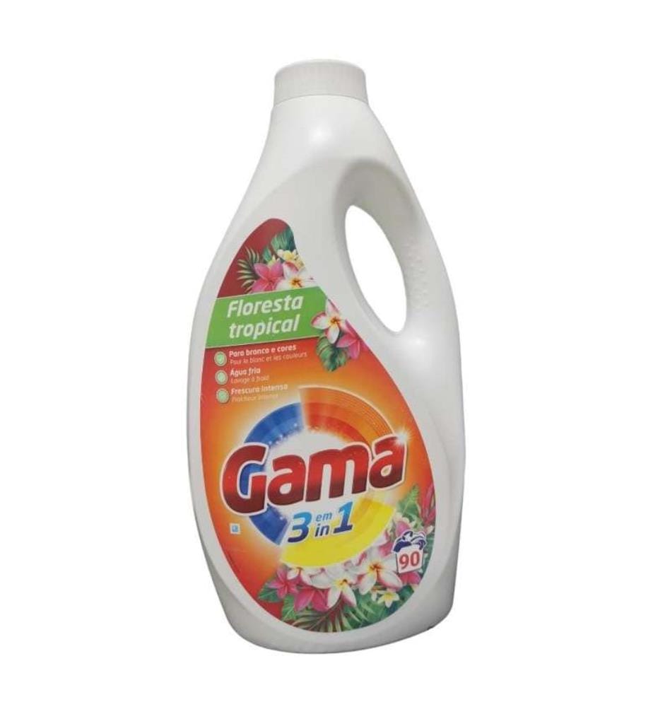 Lot de 3 Lessives Liquides Floresta Tropical 3En1 - 4.05 L - 90 Lavages