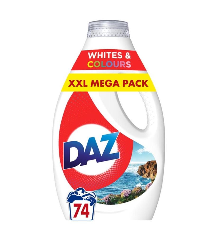 Lot de 4 Lessives Liquides 2.442L Universal White - 74 Lavages