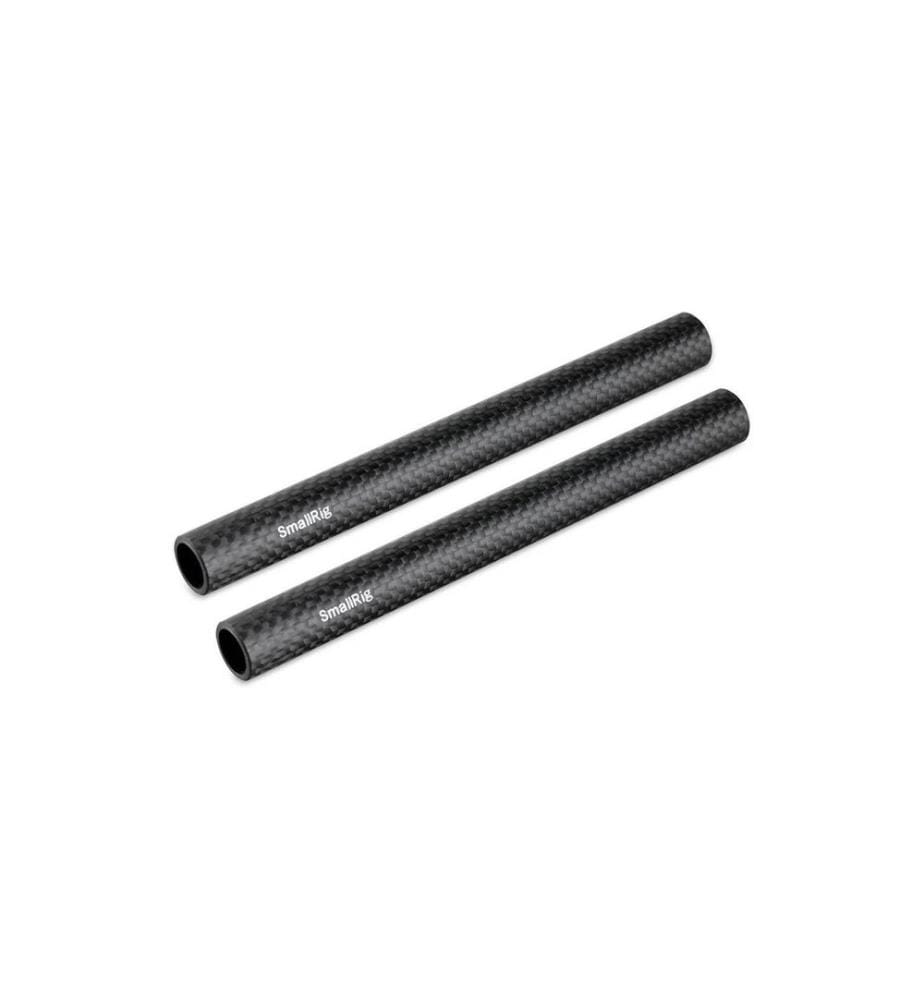 SMALLRIG - 15mm Carbon Fiber Rod (2 pièces) 15 cm de long