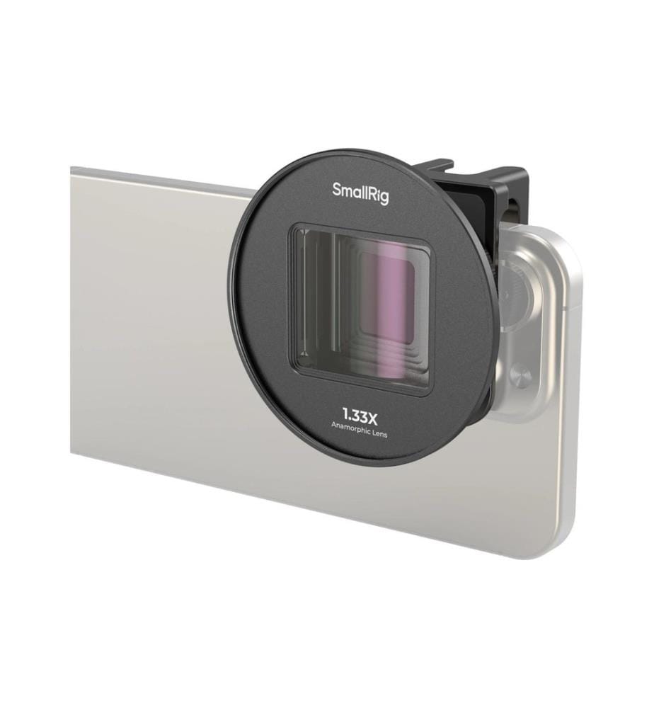 SMALLRIG - Objectif anamorphique 1.33x pour téléphones portables (monture T)