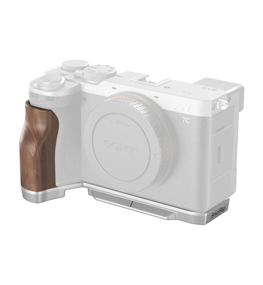 SMALLRIG - Angle en L avec poignée en bois pour Sony Alpha 7C II / Alpha 7CR Bois