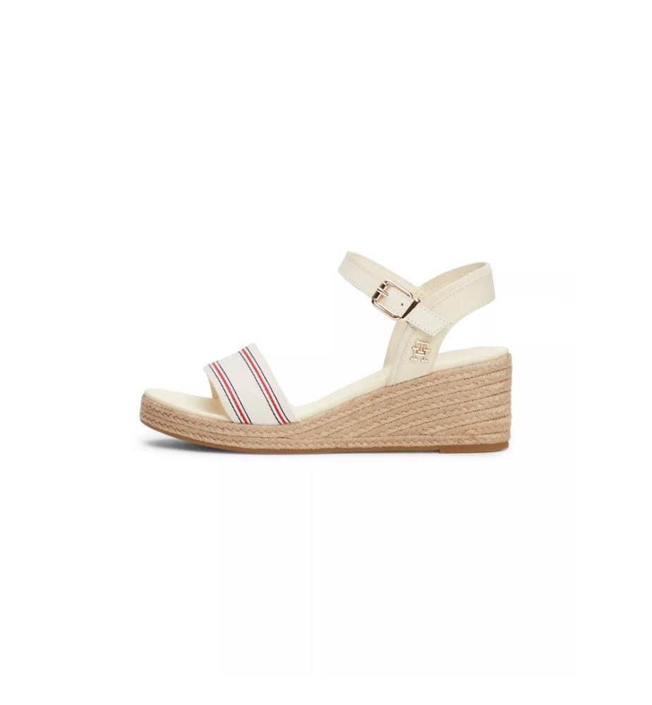 Sandales Compensées Shirting Trim