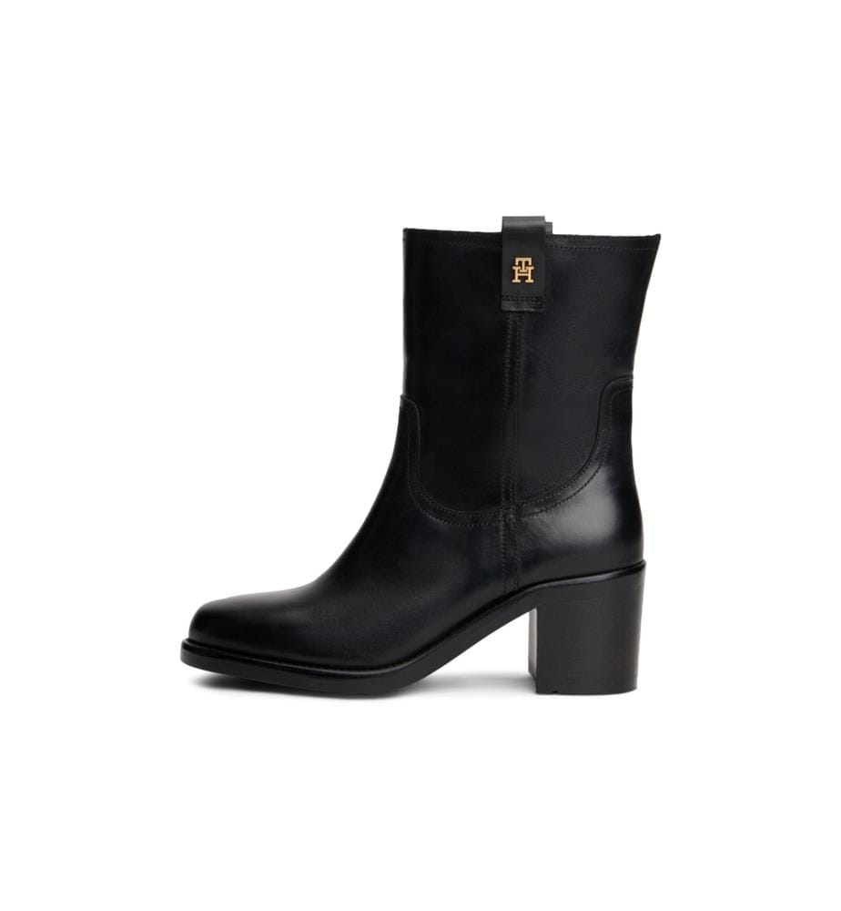 Bottines cavalières à talon - Noir