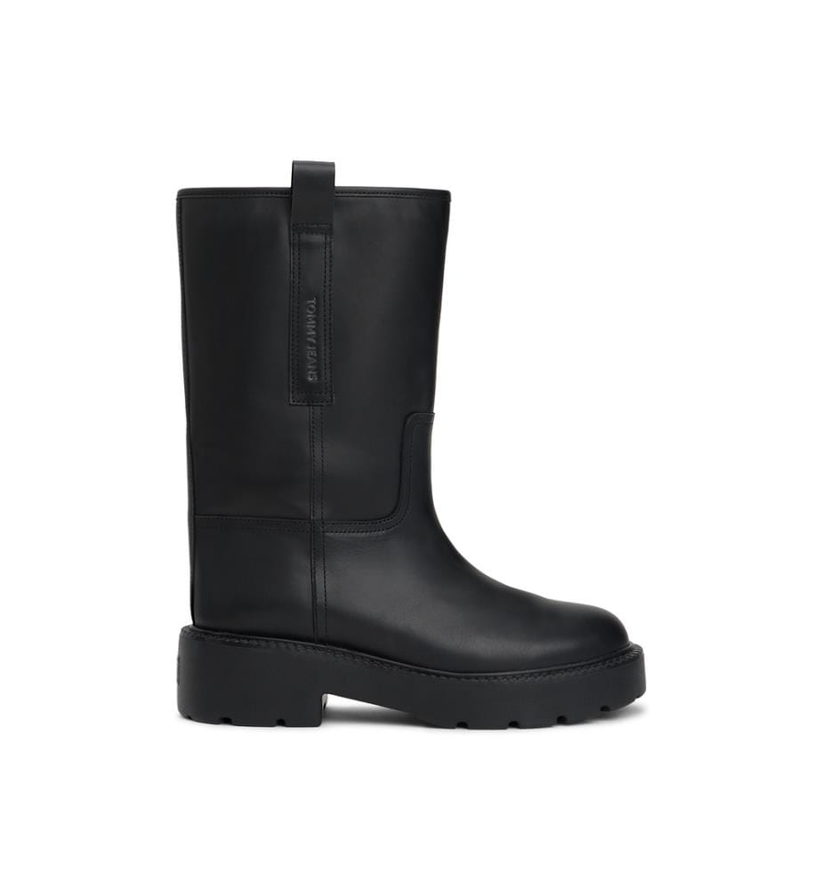 Bottines en cuir - Noir