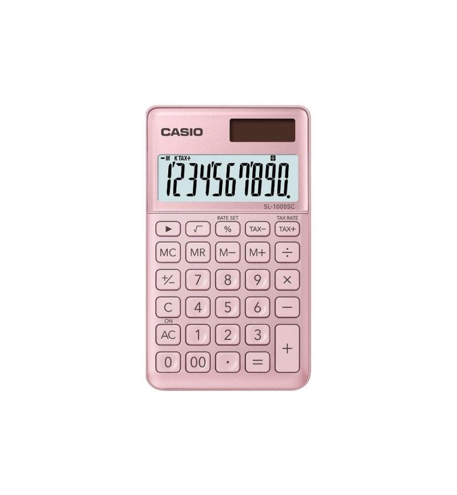 CASIO - Calculatrice CS-SL-1000SC-PK rose