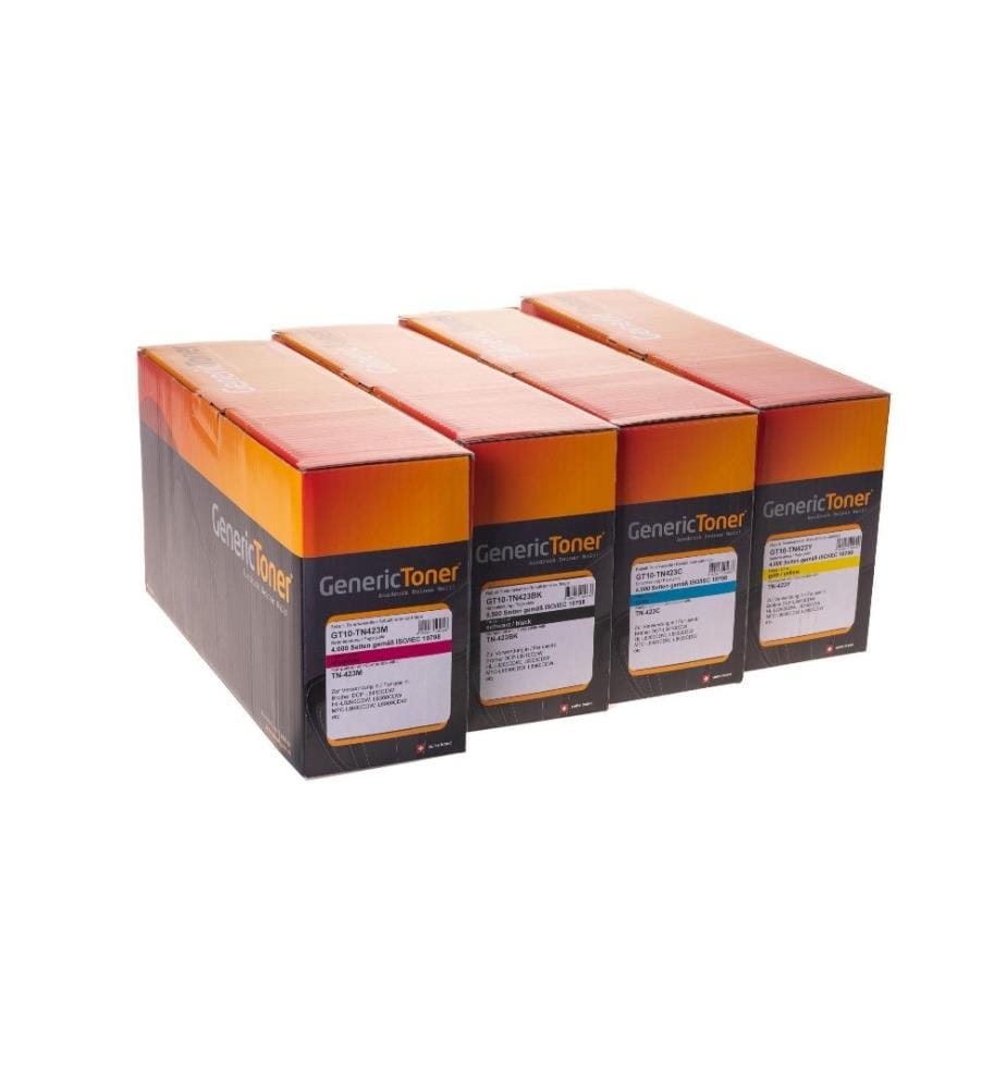 GENERICTONER - Toner Brother TN-423 KIT noir/Cyan/Magenta/Yellow