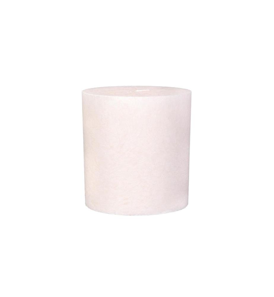 HERZOG KERZEN AG - Bougie pilier Kristallo Cylindro Ø 10 cm x 10 cm Ivoire