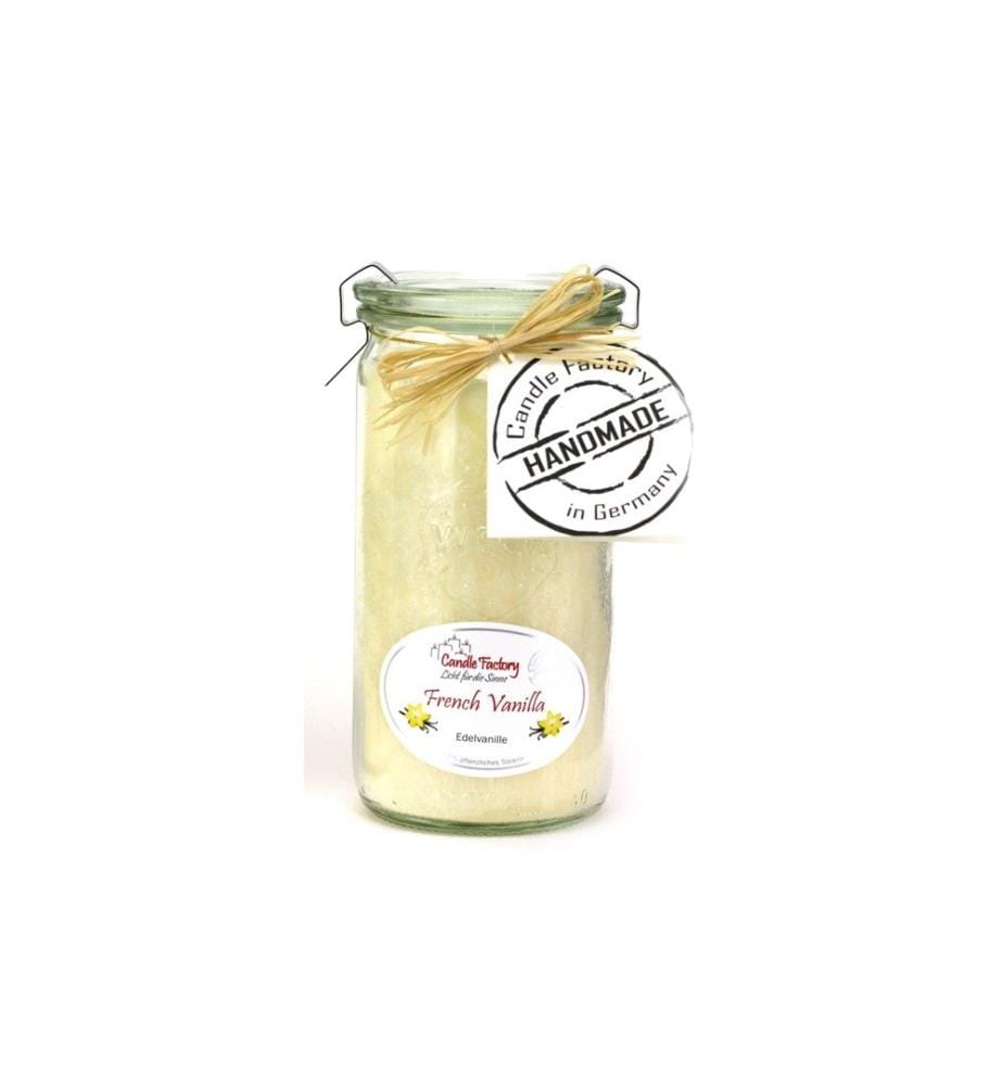 CANDLE FACTORY - Bougie parfumée vanille française Mini Jumbo
