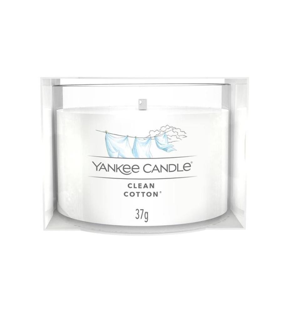 Yankee Candle - Bougie parfumée Clean Cotton 37 g