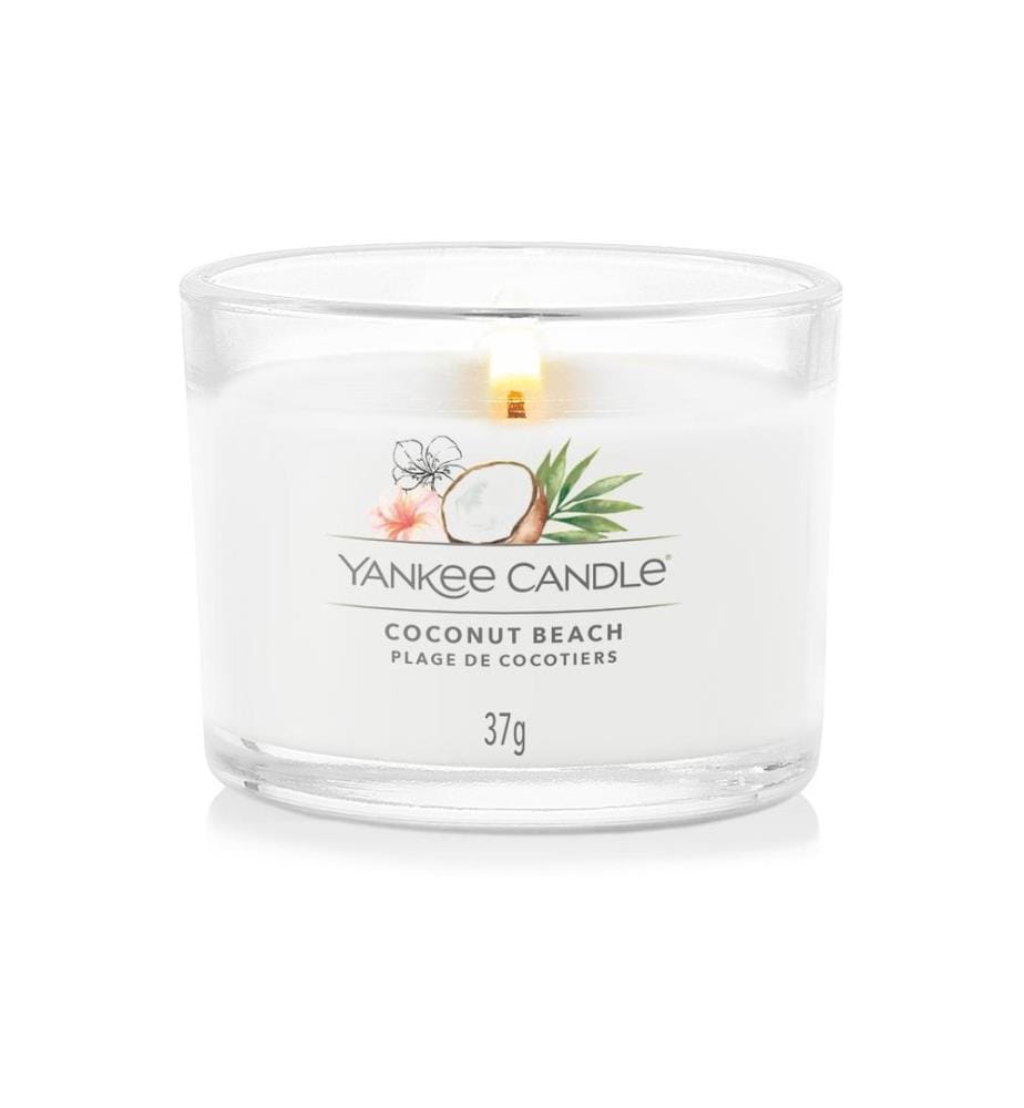 Yankee Candle - Bougie parfumée Coconut Beach 37 g