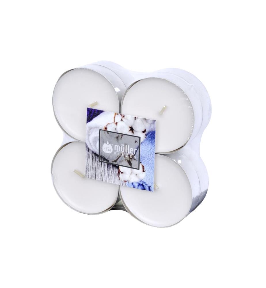 müller Kerzen Bougie parfumée Soft Cotton 8 pièces
