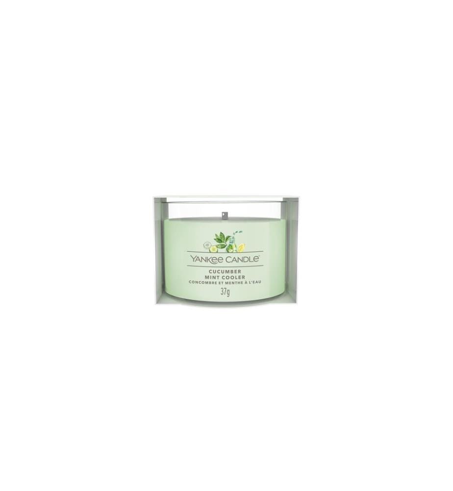 YANKEE CANDLE - Signature Bougie parfumée Cucumber Mint Cooler Signature 37 g