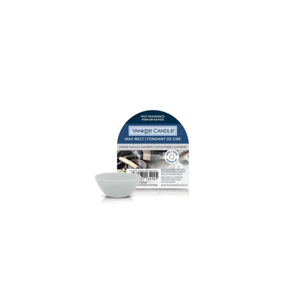 YANKEE CANDLE - Signature Plaquettes de cire parfumées Smoked Vanilla & Cashmere