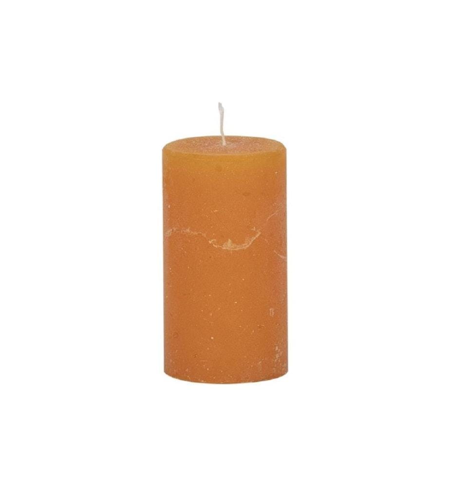 Weizenkorn - Bougie Ice 9 cm x 5 cm, mandarine, 6 Pièce/s