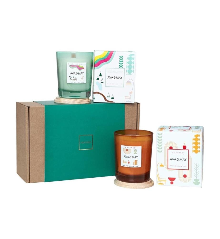 AVA & MAY - Coffret cadeau Cozy Glow 2 x180 g