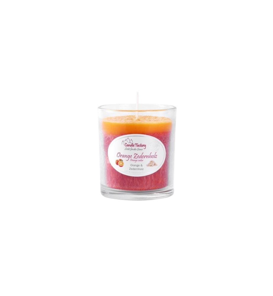 CANDLE FACTORY - Bougie parfumée Party Light Cèdre orange