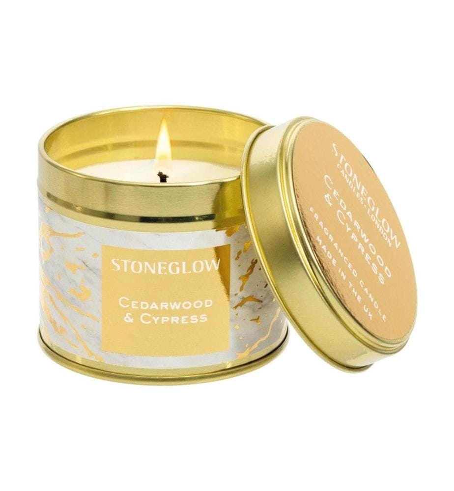 Stoneglow - Bougie parfumée Cedarwood & Cypress 135 g