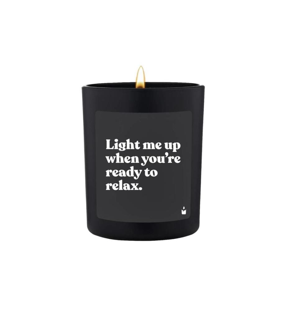 ChattyCandles - Bougie parfumée Light me up when you're ready to relax 6.7 x 8 cm
