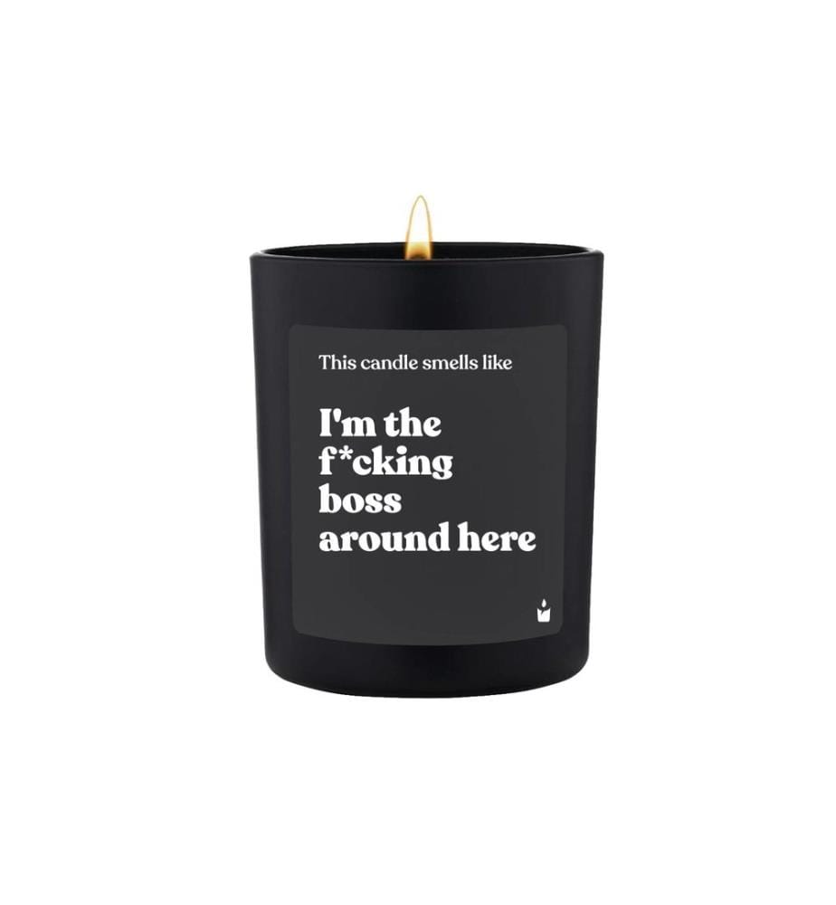 ChattyCandles - Bougie parfumée I'm the f*cking boss around here 6.7 x 8 cm
