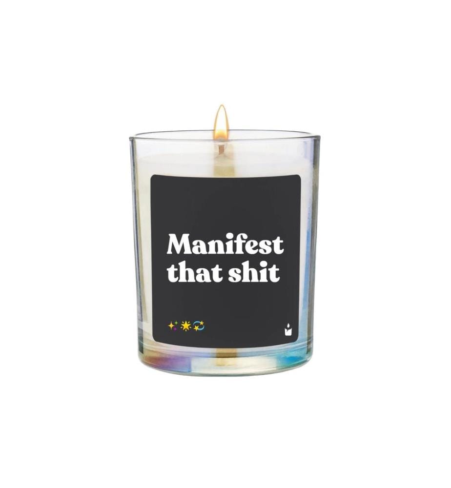 ChattyCandles - Bougie parfumée Manifest that shit 6.7 x 8 cm