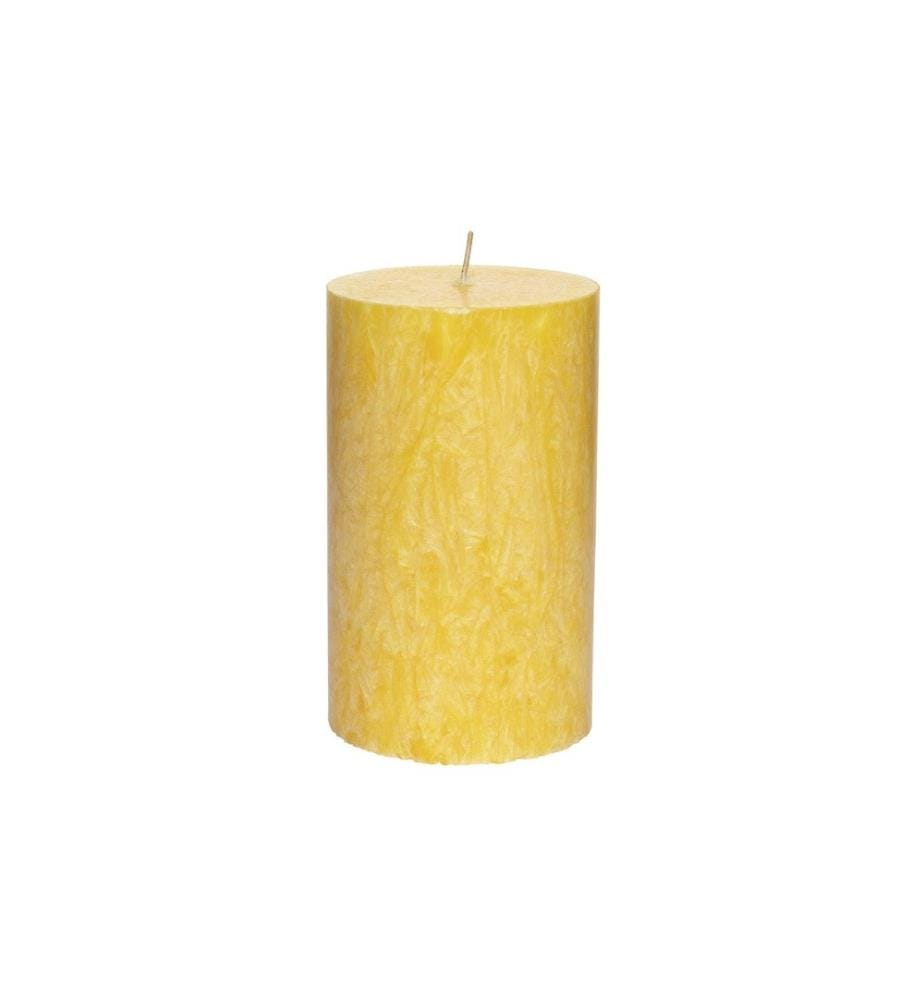 HERZOG KERZEN AG - Bougie pilier Kristallo Alto 10 cm Jaune