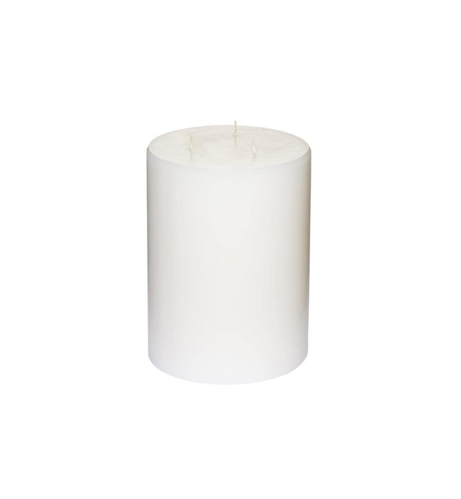 HERZOG KERZEN AG - Bougie multi-mèches Trio Grande 20 cm Blanc