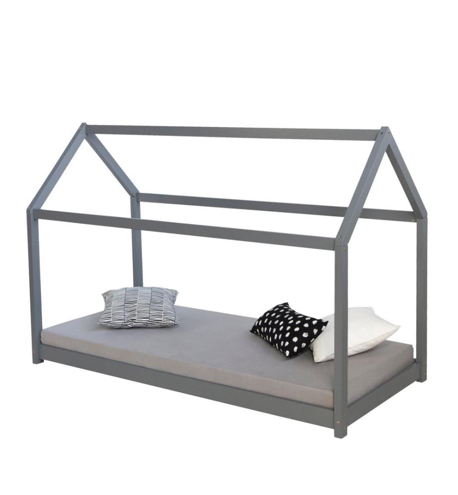 Lit d'enfant Lit de jeu 80x160 cm Gris