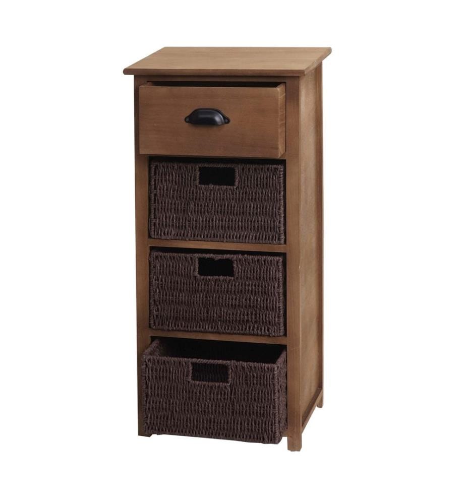 Ko mmode JAM-K84 avec paniers Bois FSC naturel Paniers brun foncé
